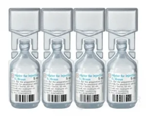 Aqua pro injectione Braun