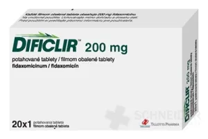 DIFICLIR 200 mg filmom obalené tablety