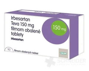 Irbesartan Teva 150 mg filmom obalené tablety