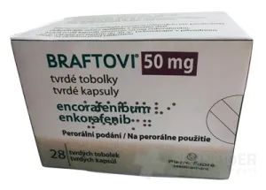 Braftovi 50 mg tvrdé kapsuly