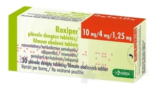 Roxiper 10 mg/4 mg/1,25 mg filmom obalené tablety