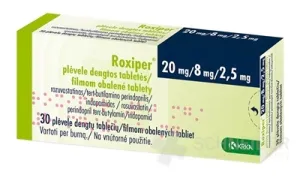 Roxiper 20 mg/8 mg/2,5 mg filmom obalené tablety