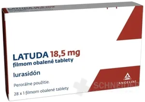 Latuda 18,5 mg filmom obalené tablety