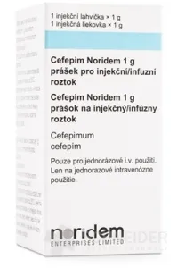 Cefepím Noridem 1 g