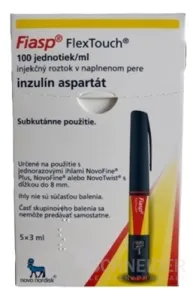 Fiasp 100 jednotiek/ml injekčný roztok v pere