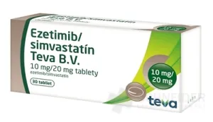 Ezetimib/simvastatín Teva B.V. 10 mg/20 mg