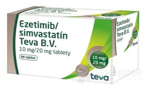 Ezetimib/simvastatín Teva B.V. 10 mg/20 mg