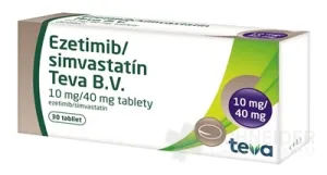 Ezetimib/simvastatín Teva B.V. 10 mg/40 mg