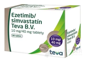 Ezetimib/simvastatín Teva B.V. 10 mg/40 mg