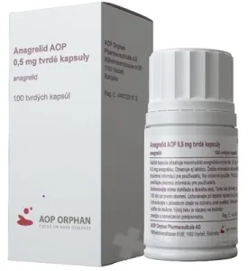 Anagrelid AOP 0,5 mg tvrdé kapsuly