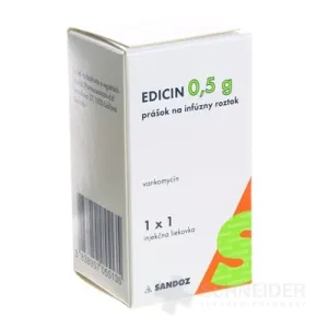 EDICIN 0,5 g prášok na infúzny roztok