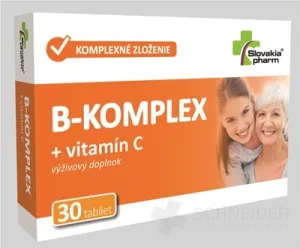 Slovakiapharm B-KOMPLEX + vitamín C