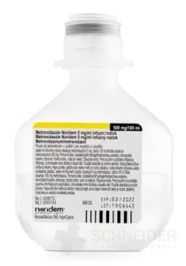 Metronidazole Noridem 5 mg/ml infúzny roztok