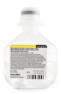 Metronidazole Noridem 5 mg/ml infúzny roztok