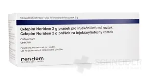 Cefepím Noridem 2 g