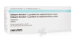 Cefepím Noridem 1 g