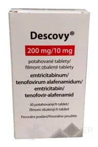 Descovy 200 mg/10 mg filmom obalené tablety