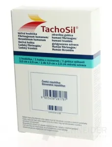 TachoSil matrica s tkanivovým lepidlom
