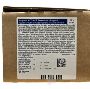 Propofol MCT/LCT Fresenius 10 mg/ml