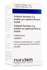Cefepím Noridem 2 g