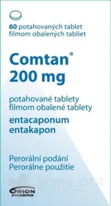Comtan 200 mg filmom obalené tablety