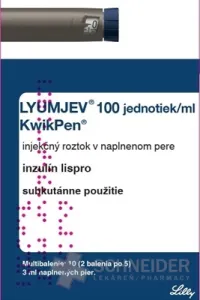 Lyumjev 100 jednotiek/ml KwikPen