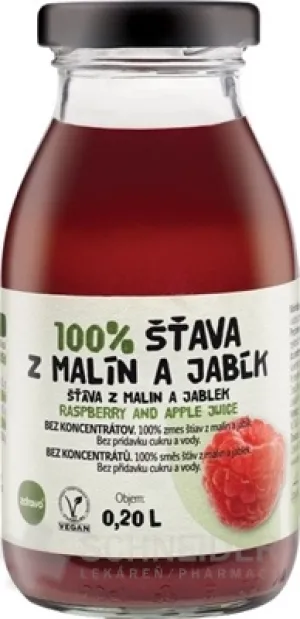 zdravo 100% ŠŤAVA Z MALÍN A JABĹK