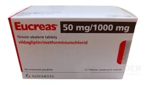 Eucreas 50 mg/1000 mg filmom obalené tablety
