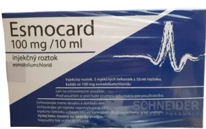 ESMOCARD 100 mg/10 ml injekčný roztok