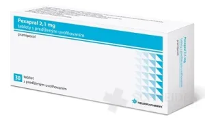 Pexapral 2,1 mg tablety s predĺženým uvoľňovaním