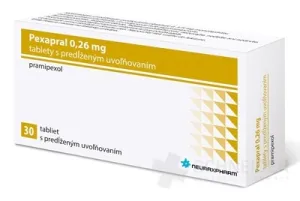 Pexapral 0,26 mg tablety s predĺženým uvoľňovaním