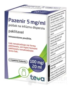 Pazenir 5 mg/ml prášok na infúznu disperziu
