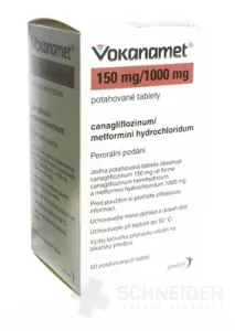 Vokanamet 150 mg/1000 mg filmom obalené tablety