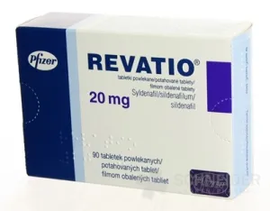 Revatio 20 mg filmom obalené tablety