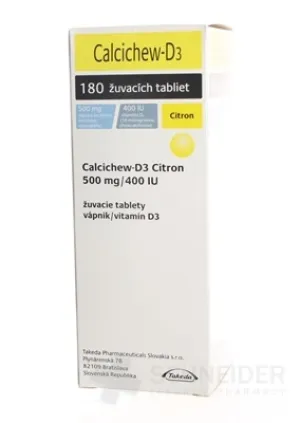 Calcichew-D3 Citron 500 mg/400 IU