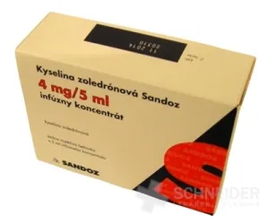 Kyselina zoledrónová Sandoz 4 mg/5 ml