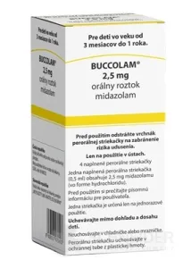 BUCCOLAM 2,5 mg orálny roztok