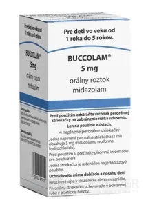 BUCCOLAM 5 mg orálny roztok