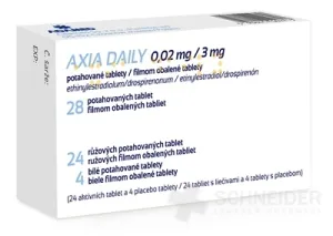 AXIA DAILY 0,02 mg/3 mg filmom obalené tablety