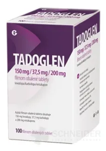 TADOGLEN 150 mg/37,5 mg/200 mg