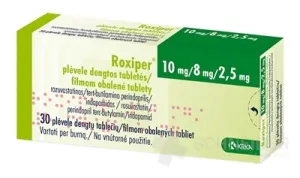 Roxiper 10 mg/8 mg/2,5 mg filmom obalené tablety