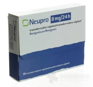 Neupro 8 mg/24 h transdermálna náplasť