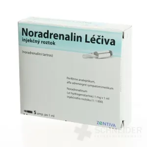 Noradrenalin Léčiva