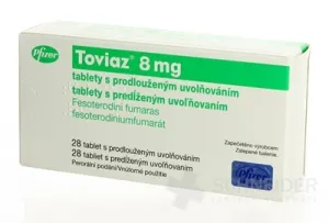 TOVIAZ 8 mg tablety s predĺženým uvoľňovaním