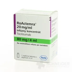 RoActemra 20 mg/ml infúzny koncentrát