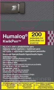 Humalog 200 jednotiek/ml, injekčný roztok