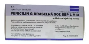 PENICILIN G DRASELNÁ SOĽ BBP 1 MIU