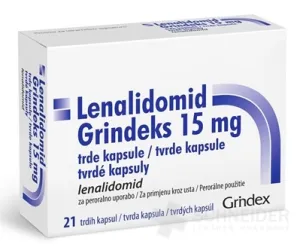 Lenalidomid Grindeks 15 mg tvrdé kapsuly
