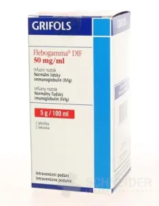 Flebogamma DIF 50 mg/ml infúzny roztok