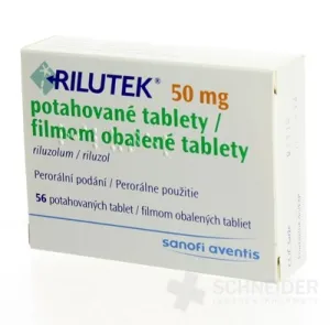 RILUTEK 50 mg filmom obalené tablety
